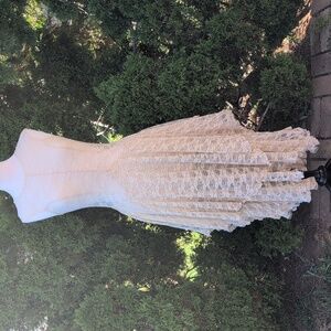 Free people intimately Lace Dress in Cream sheer